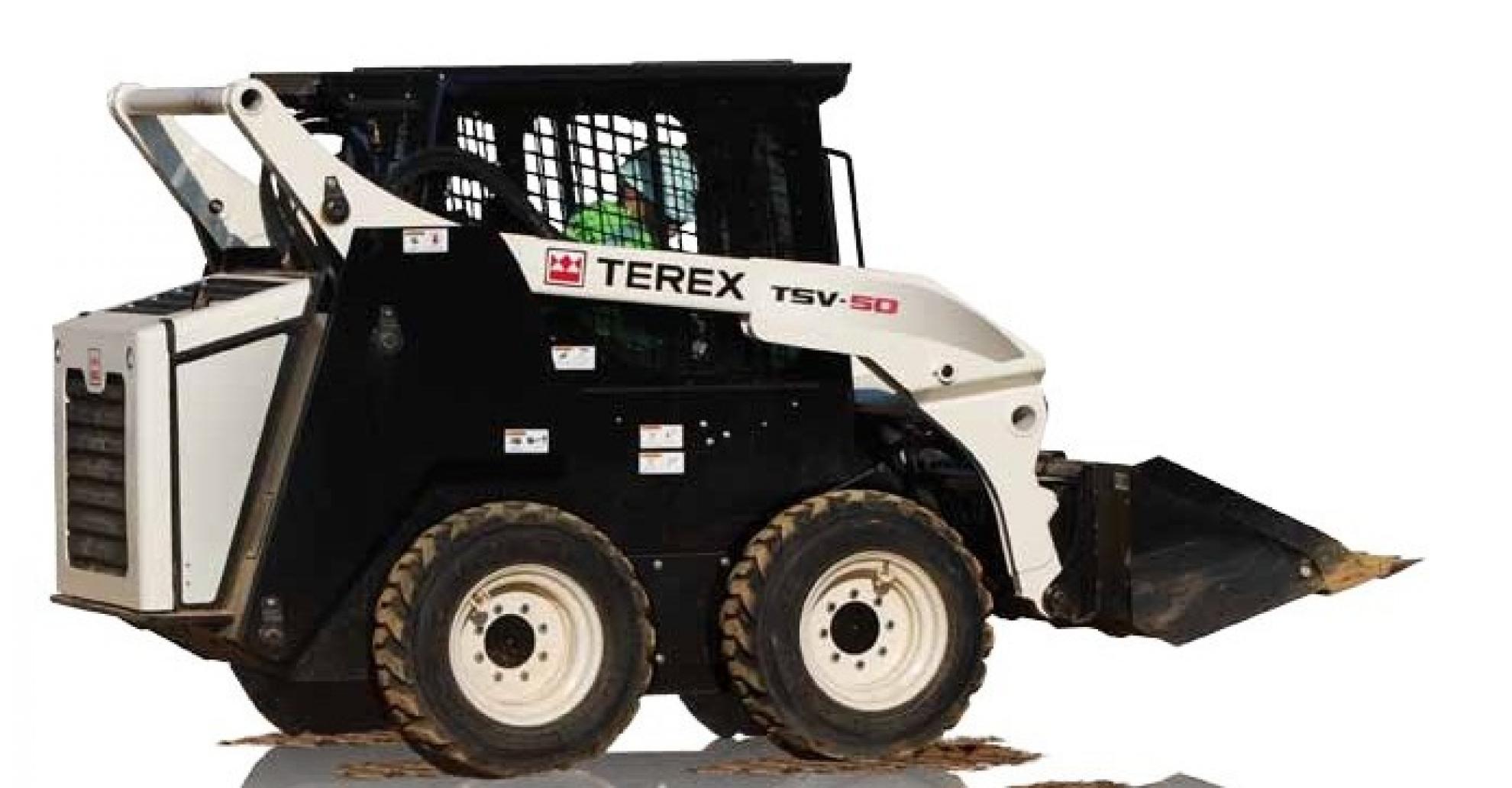 MINI CARREGADEIRA TERREX – TSV-50 - Master Locação de Equipamentos